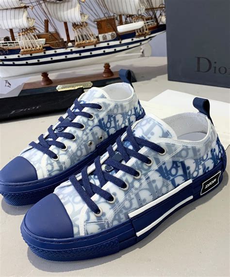 blue christian Dior sneakers